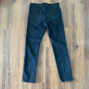 Everlane Uniform Slim Jeans – Black Denim – Men’s 31x32 – Organic Cotton